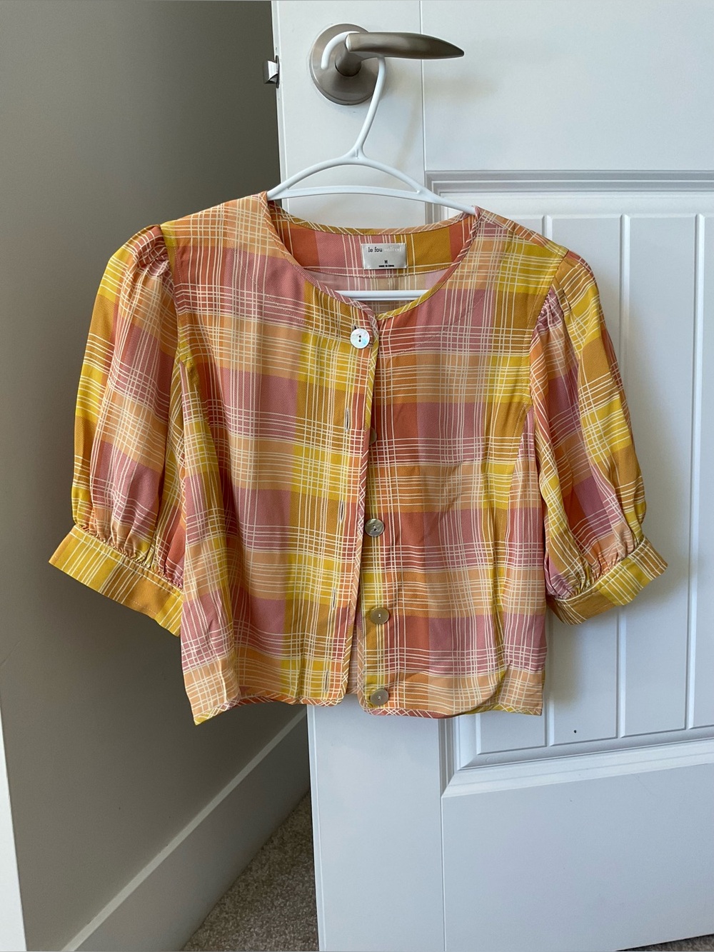 Wilfred le fou silk blouse